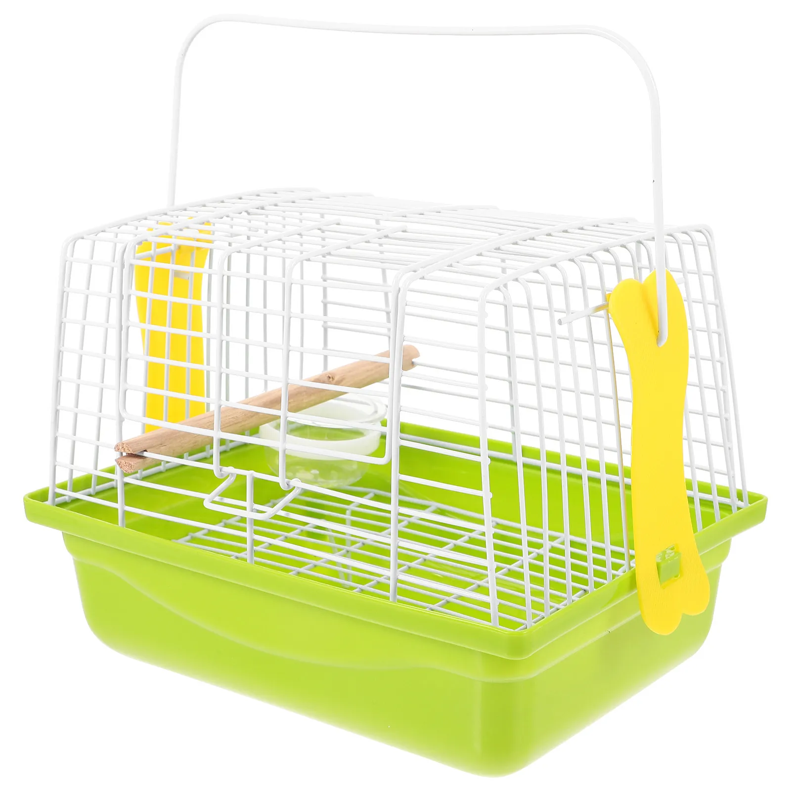 

1Set Outdoor Portable Bird Travel Cage Metal Parrot Carrier Handle Small Bird Carrying Cage Parrot Cages Parakeet Cages
