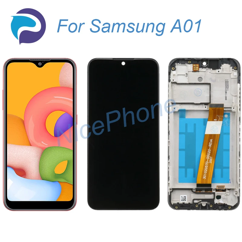 For Samsung A01 LCD Screen + Touch Digitizer Display SM-A015F/G/M/DS/T1/V/A/AZ/U/U1, SM-S111DL A01 LCD Screen Display