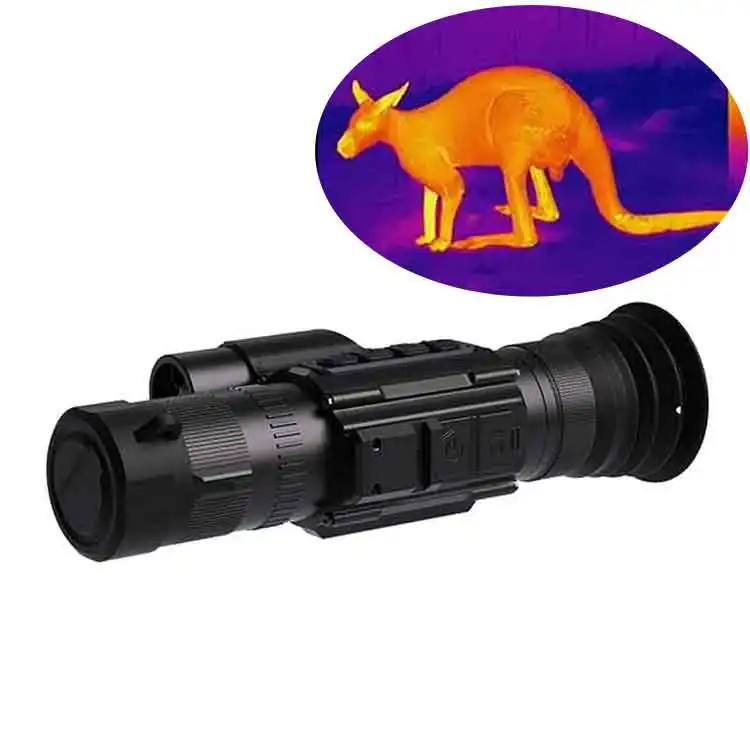 

High Quality Thermal Imaging Night Vision Scope 256*192 Outdoor Night Monocular with Teleconverter