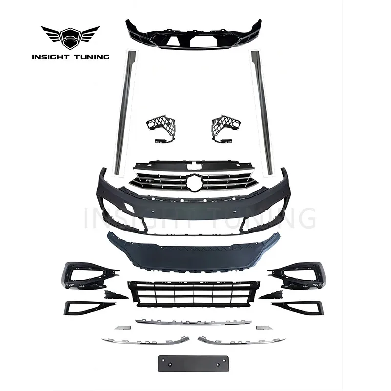 

Factory hot salesConvertion Fog Light Cover Grille Front Bumper 2020 Bodykit for VW Passat B8.5 Convert to B8.5 R Line Body Kit