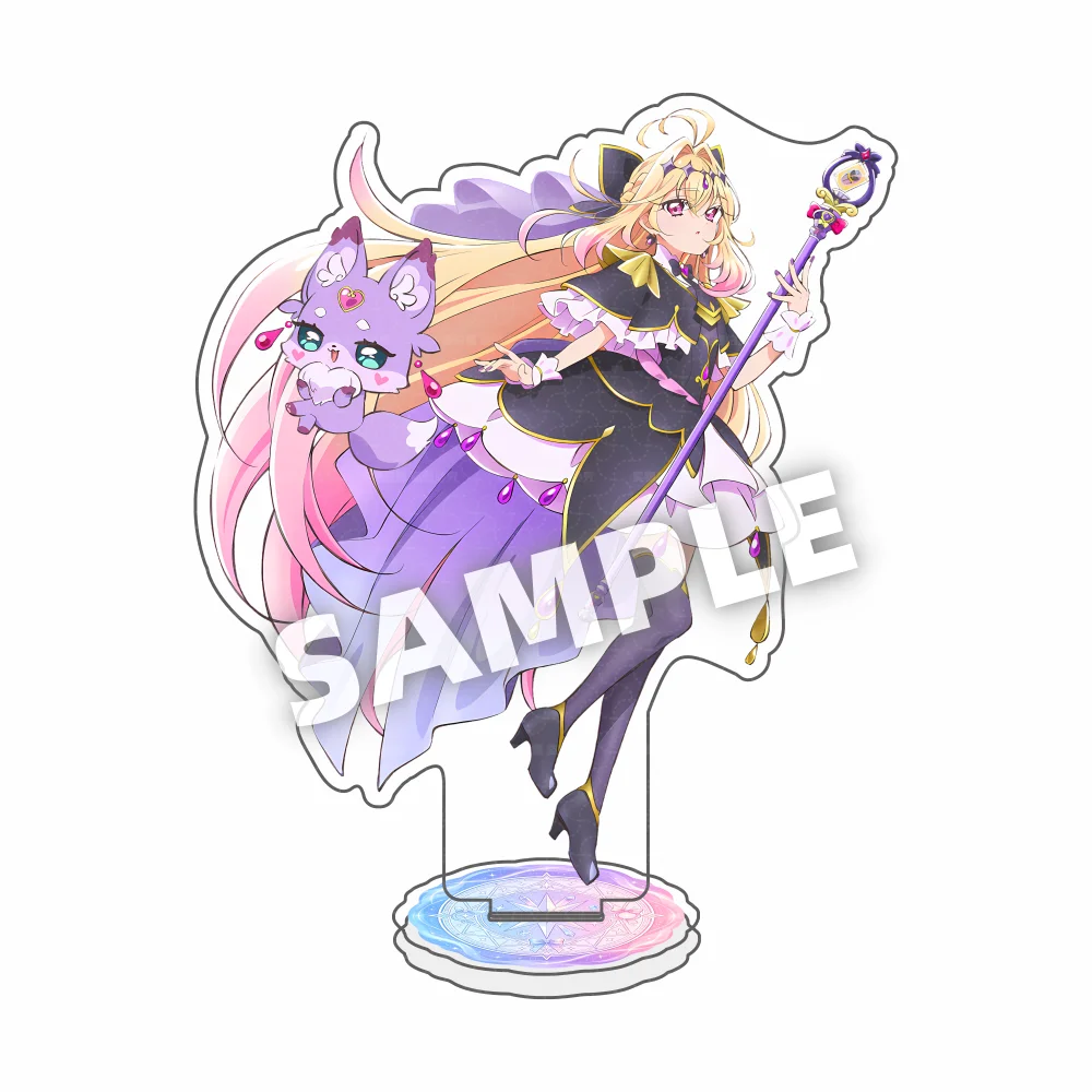 Meitantei Pretty Cure Anime Game cute 15cm Acrylic keychain Stand Model Toys Collectible Cartoon Print Cosplay Stand Desk Decor
