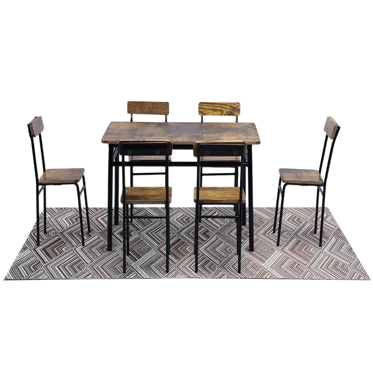 

HiPlay mmmtoys, американский стол и стулья в индустриальном стиле, версия 1 M2415, фигурка в масштабе 1/6, сцена