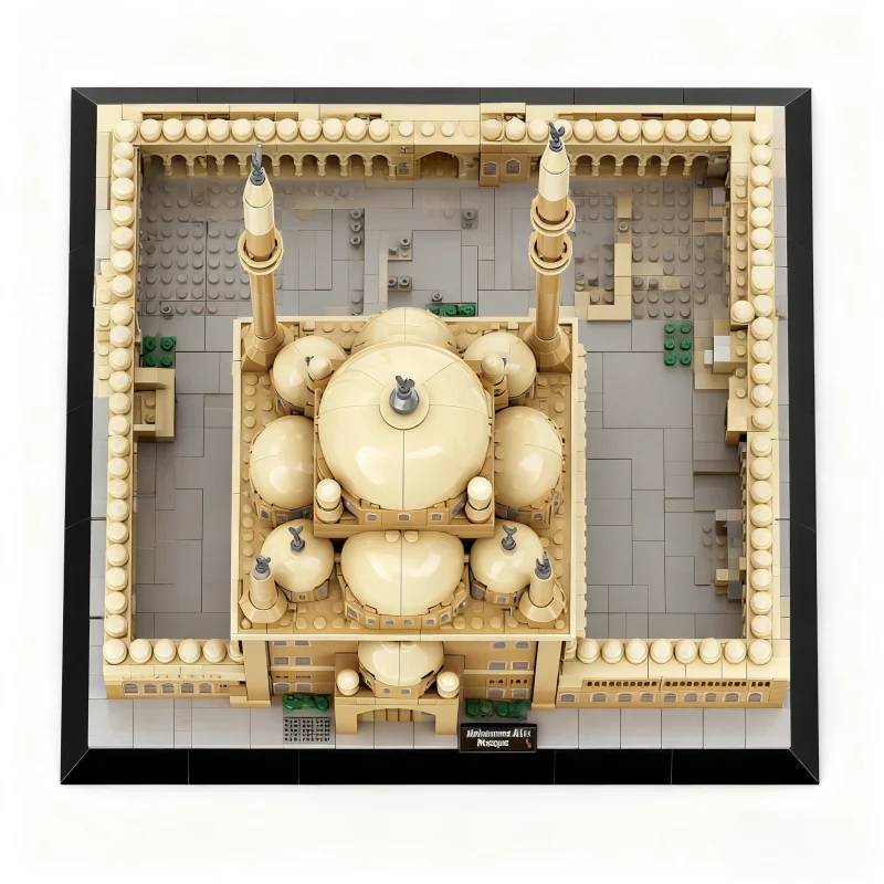 1346PCS Mexico Kukulkan Mayan Pyramid Kids Building Blocks Famous Architecture Assembled Model Puzzle Toys For Children Gifts