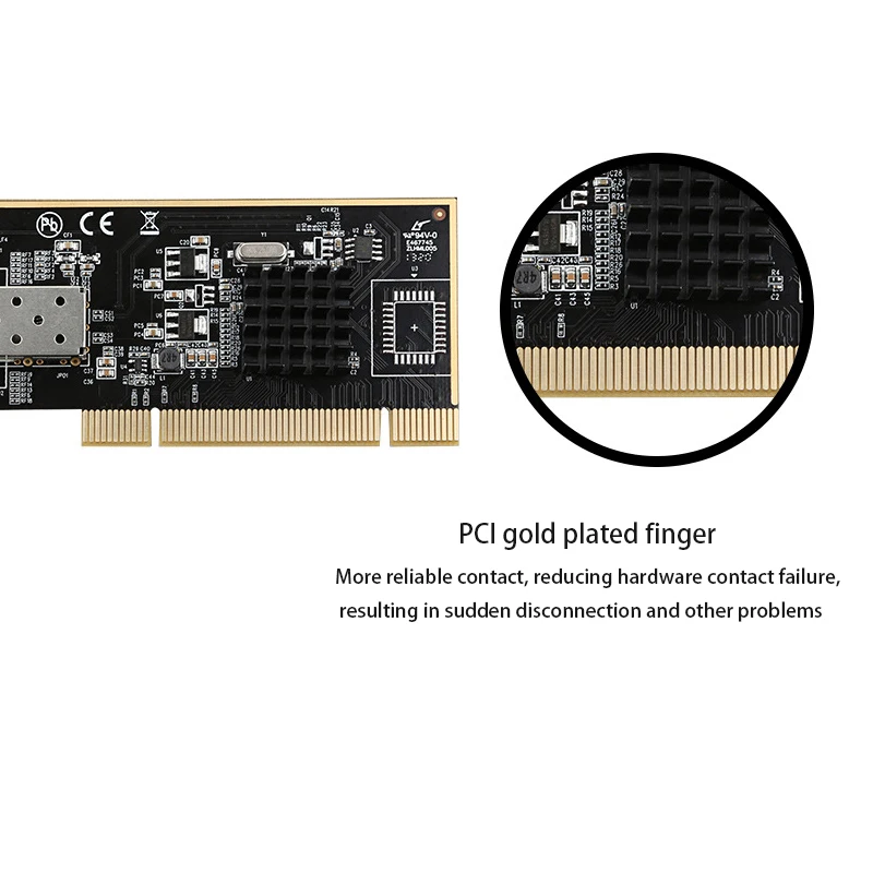 Scheda di rete ottica PCI Gigabit per computer desktop Fast Ethernet Lan Card gaming adaptive computer accessories Game PCI Card