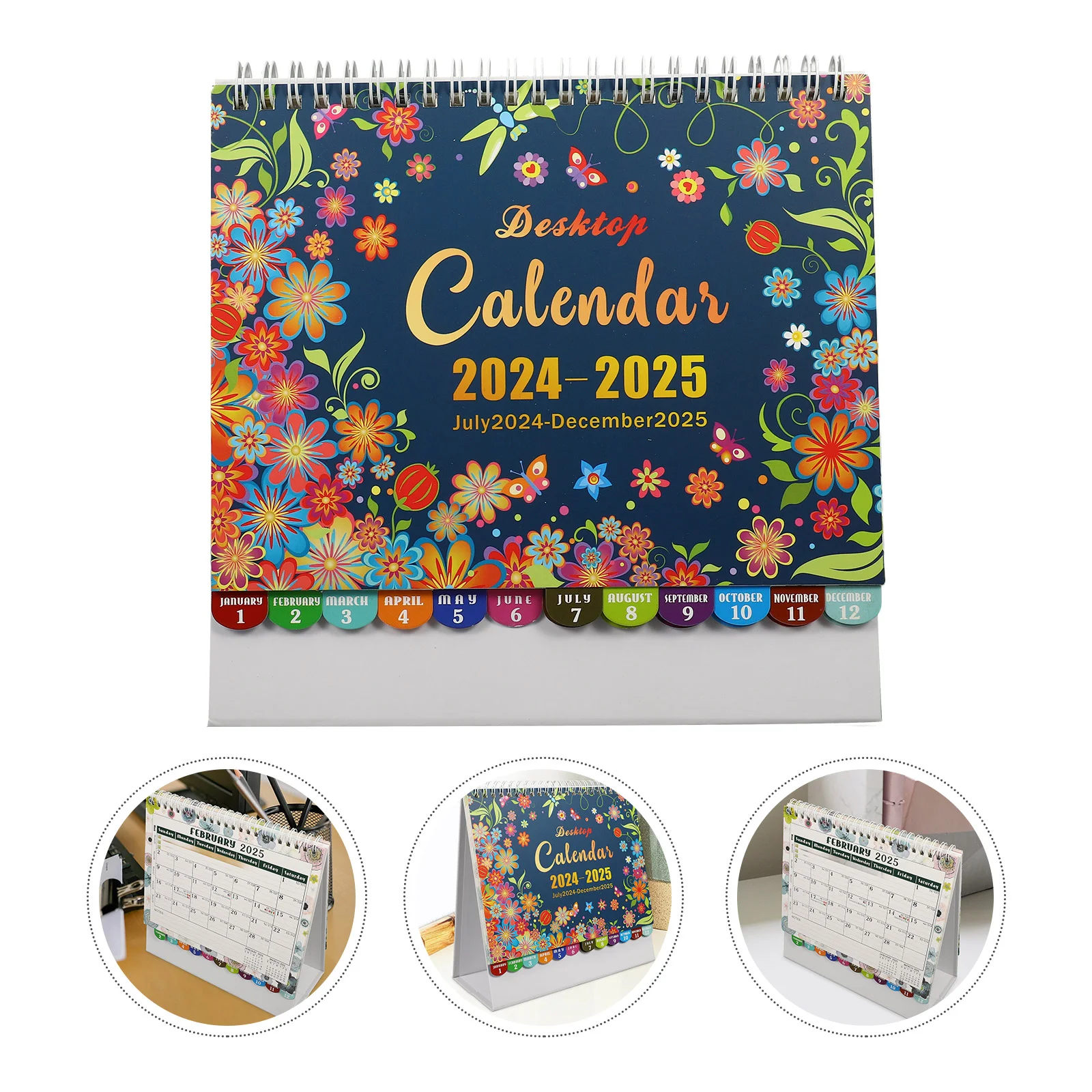 

Desk Calendar Daily Use Monthly Decor Flip for Calendars to Write 2024-2025 Desktop Office Large