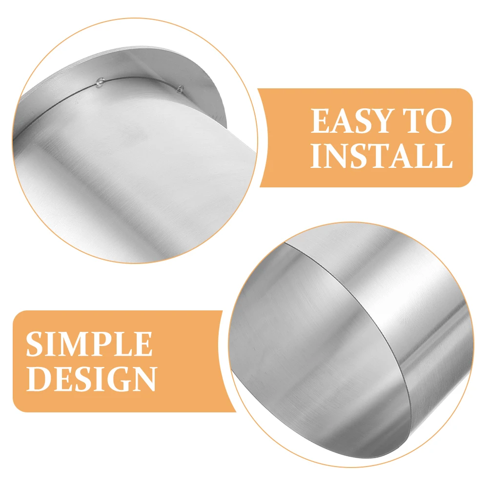 

Stainless Steel Countertop Embedded Garbage Can Cover Concealed For Kitchen Bathroom Recessed Bin Round Recessed Countertop