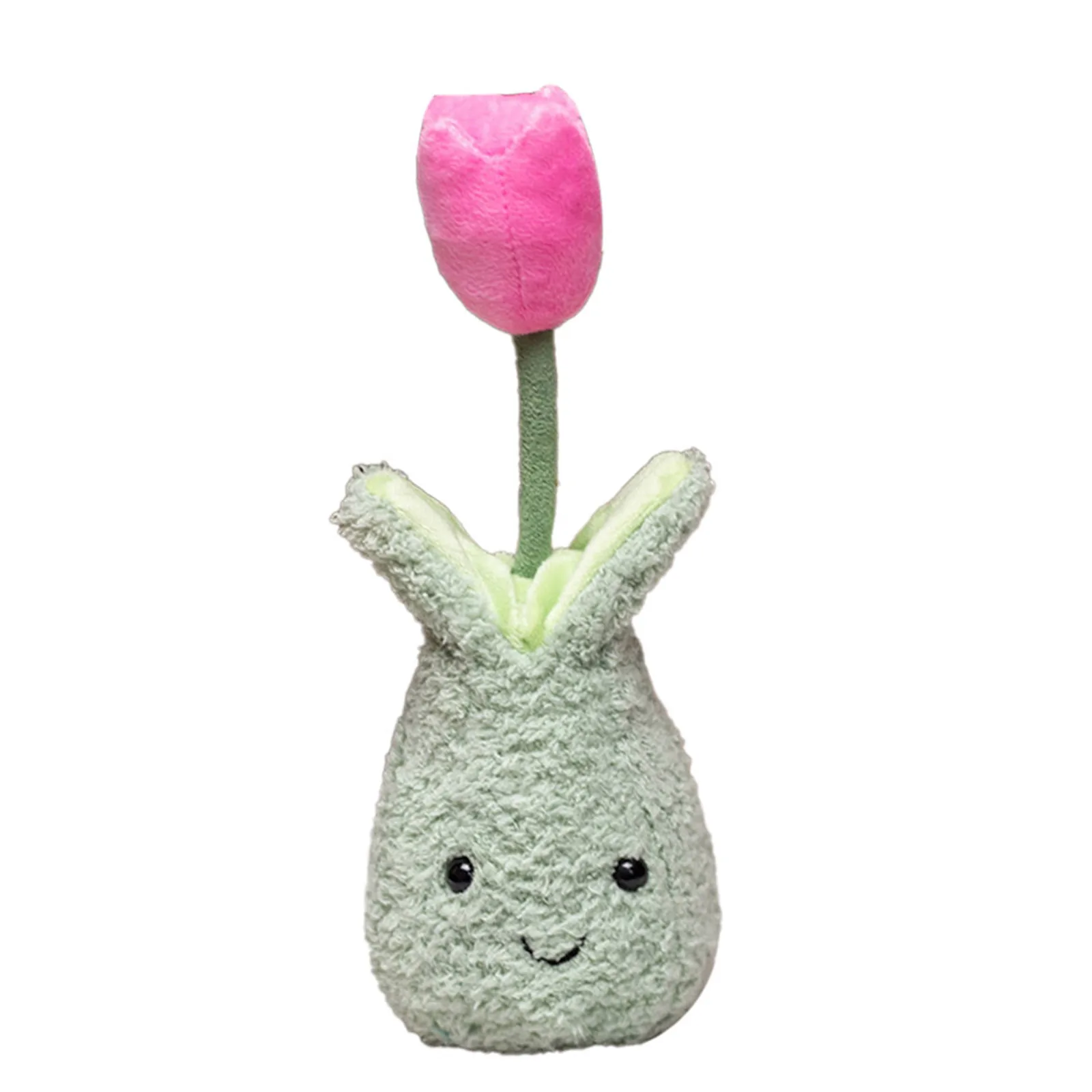 Simulation de plantes de tulipes, jouets en peluche créatifs, fleurs en pot, cadeaux