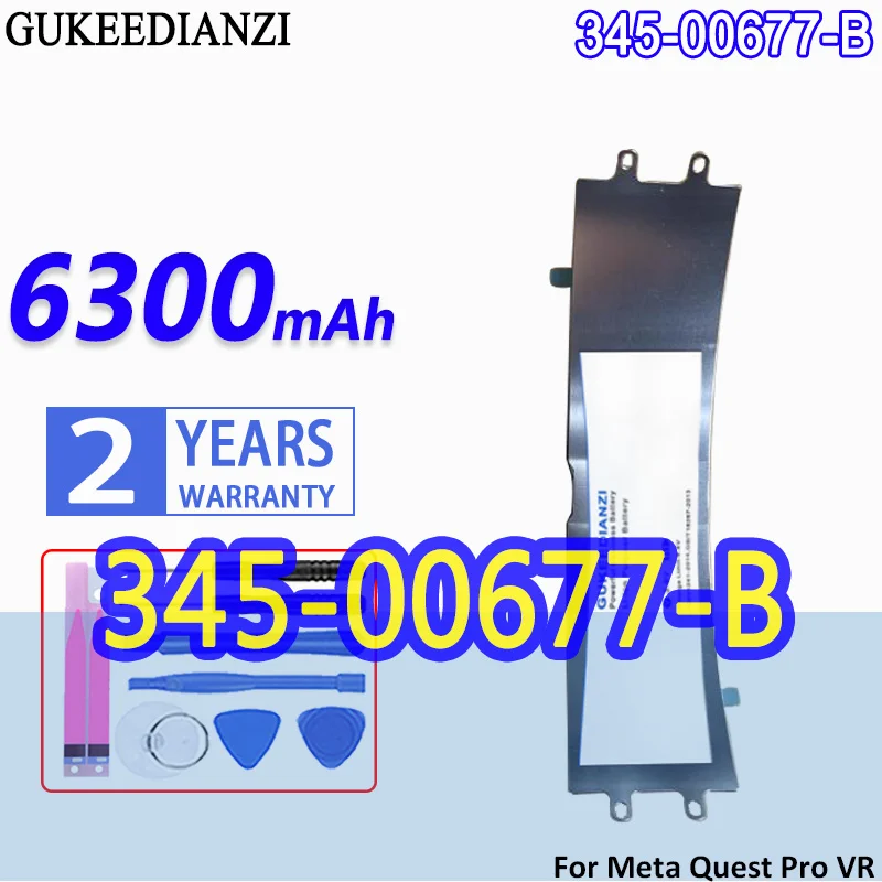 

High Capacity GUKEEDIANZI Battery 6300mAh For Metaverse Meta Quest Pro 345-00677-B VR