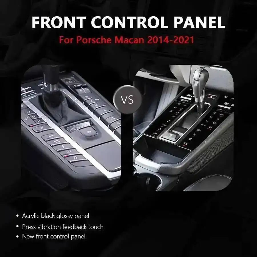 Ac Panel For Porsche Macan 2014-2021 (95B.1 /95B.2) Decorative Accessories Gear Shift Panel Center Console Interior