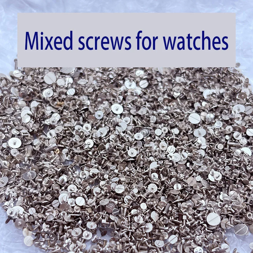 Watch Movement Accessories Miscellaneous Screws of Various Sizes About 100 Pcs in a Bag Randomly Shipped in Various Sizes