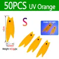 50 piezas UV Naranja S