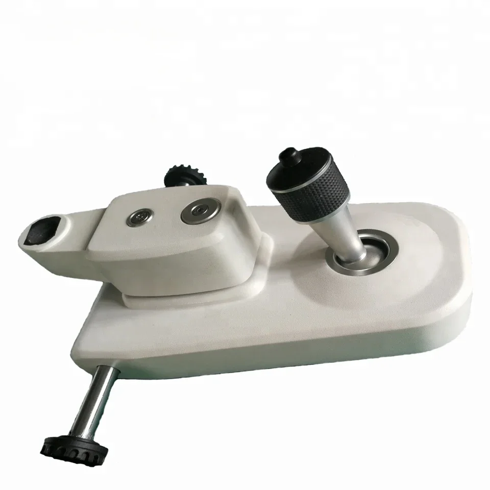 optical slit lamp parts base with chin rest and tabletop