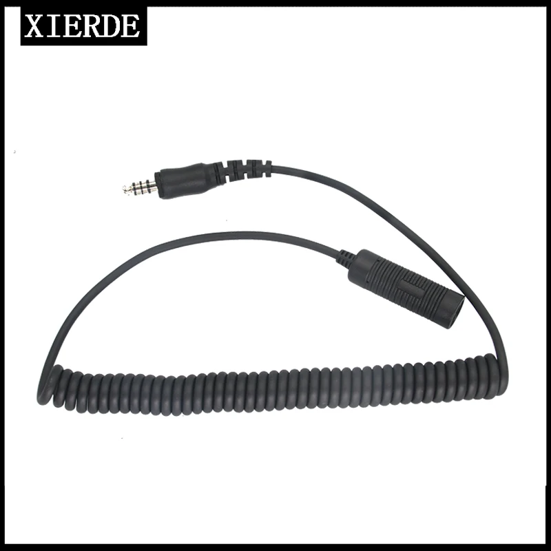 

TAC-SKY U-92A/U to U-174/U 7.1mm Plug Headphone Extension Cable Tactical Headphone Extension Cable