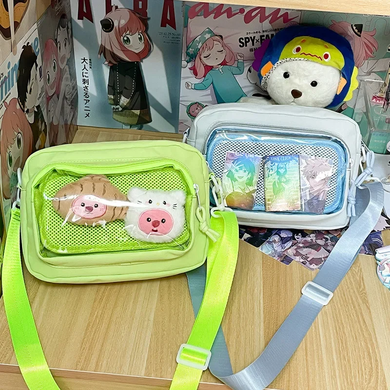 Piccola Itabag ragazze Color caramella trasparente trasparente borsa per telefono e borse nuova borsa a tracolla ragazze borse a tracolla per le