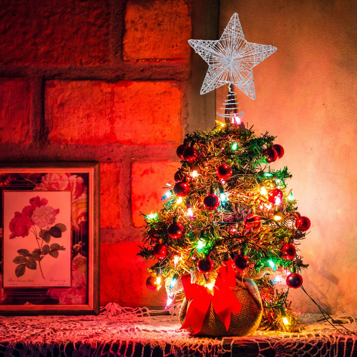 

Tree Top Star Decoration Decorations Christmas Christmass Ornaments Holiday Celebrity