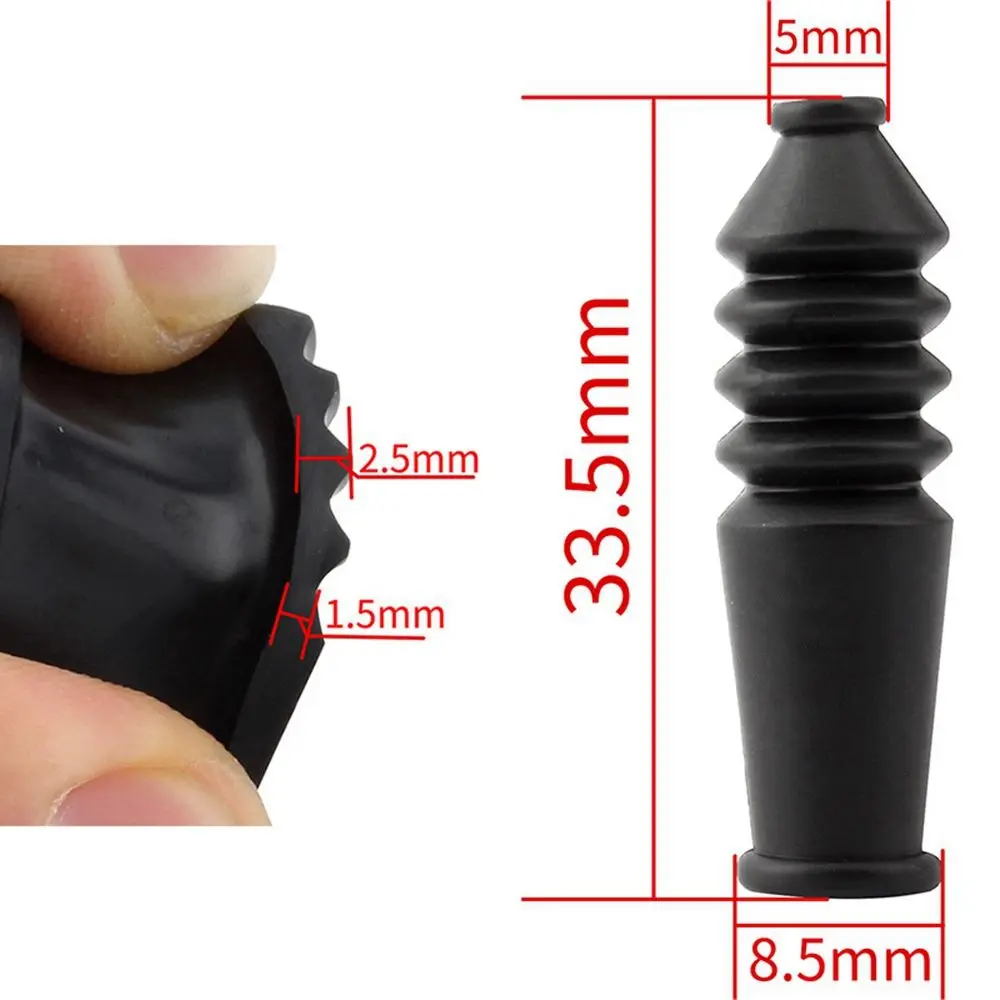 2pcs/2sets MTB Mountain Bike Noodle and Boot Hose Brake Pipe Sleeves Protector Cable Guide Bend Tube V Brake Noodles