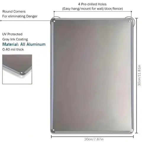 Chesapeake Utsökt Alice i Underlandet Vintage Metallskylt, A4 Aluminium, Magisk Dekor Inomhus/Utomhus, Iögonfallande Design 10 best sales Alice i Underlandet dekorationer - №1