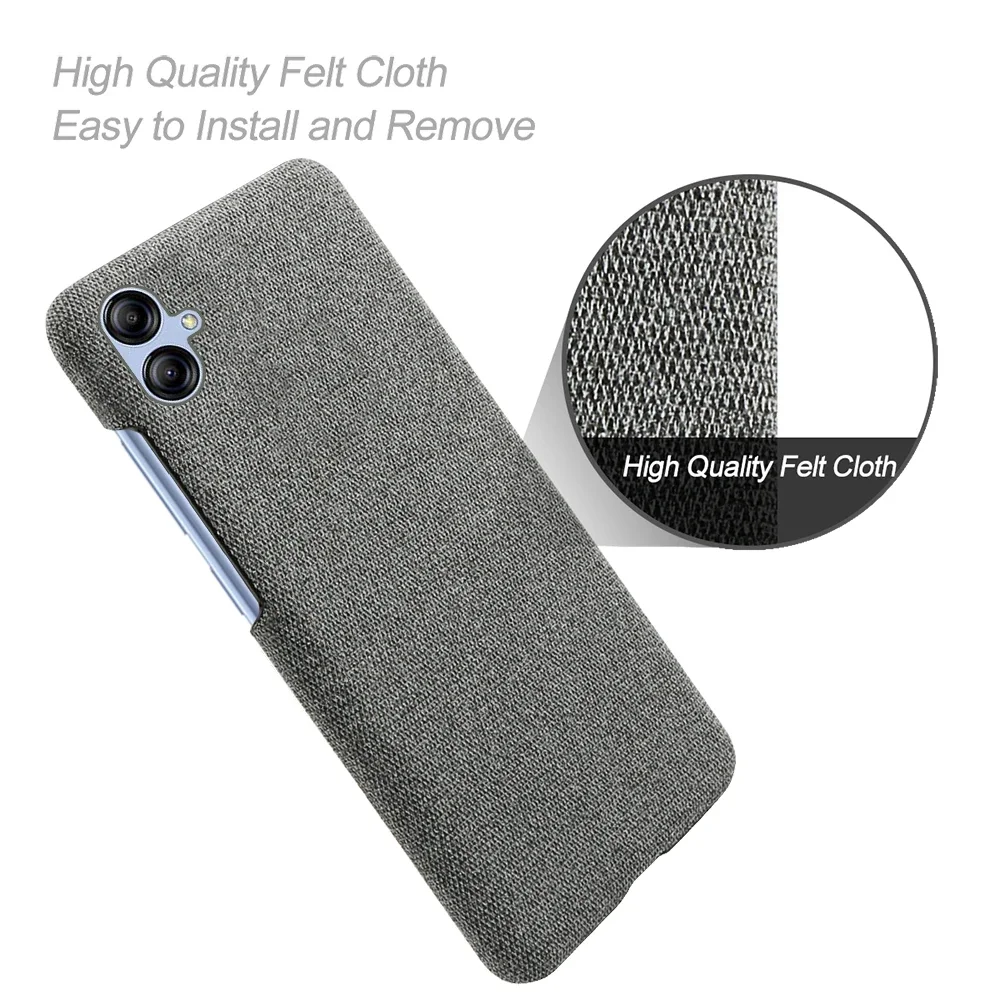 For Samsung Galaxy A05 Case Luxury Fabric Antiskid Cover For Galaxy A05 SM-A055F SM-A055F/DS SM-A055M SM-A055M/DS Cloth Case