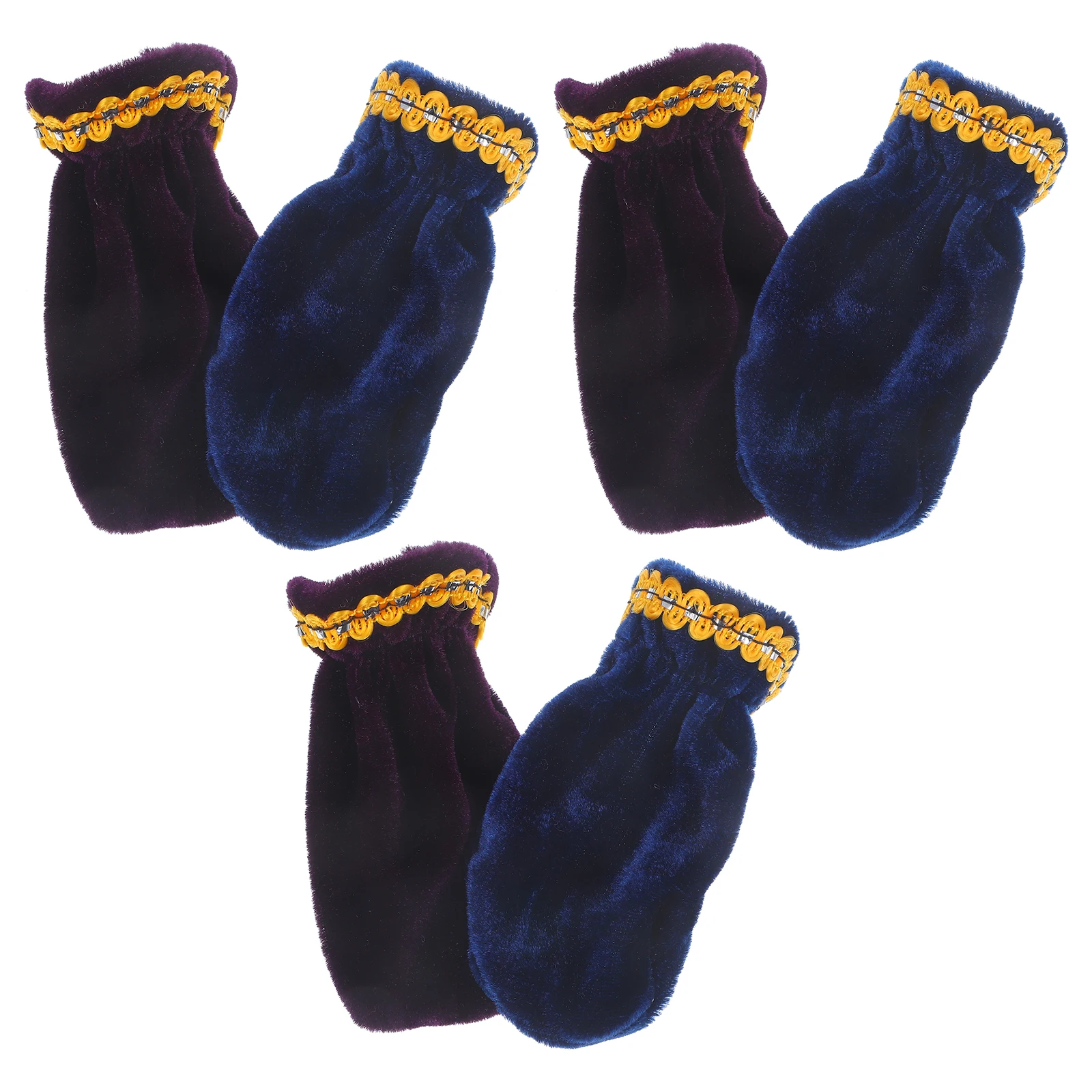 

6 Pcs Piano Pedal Footpad Covers Protector Anti-dust Sleeves Protectors Maintenance