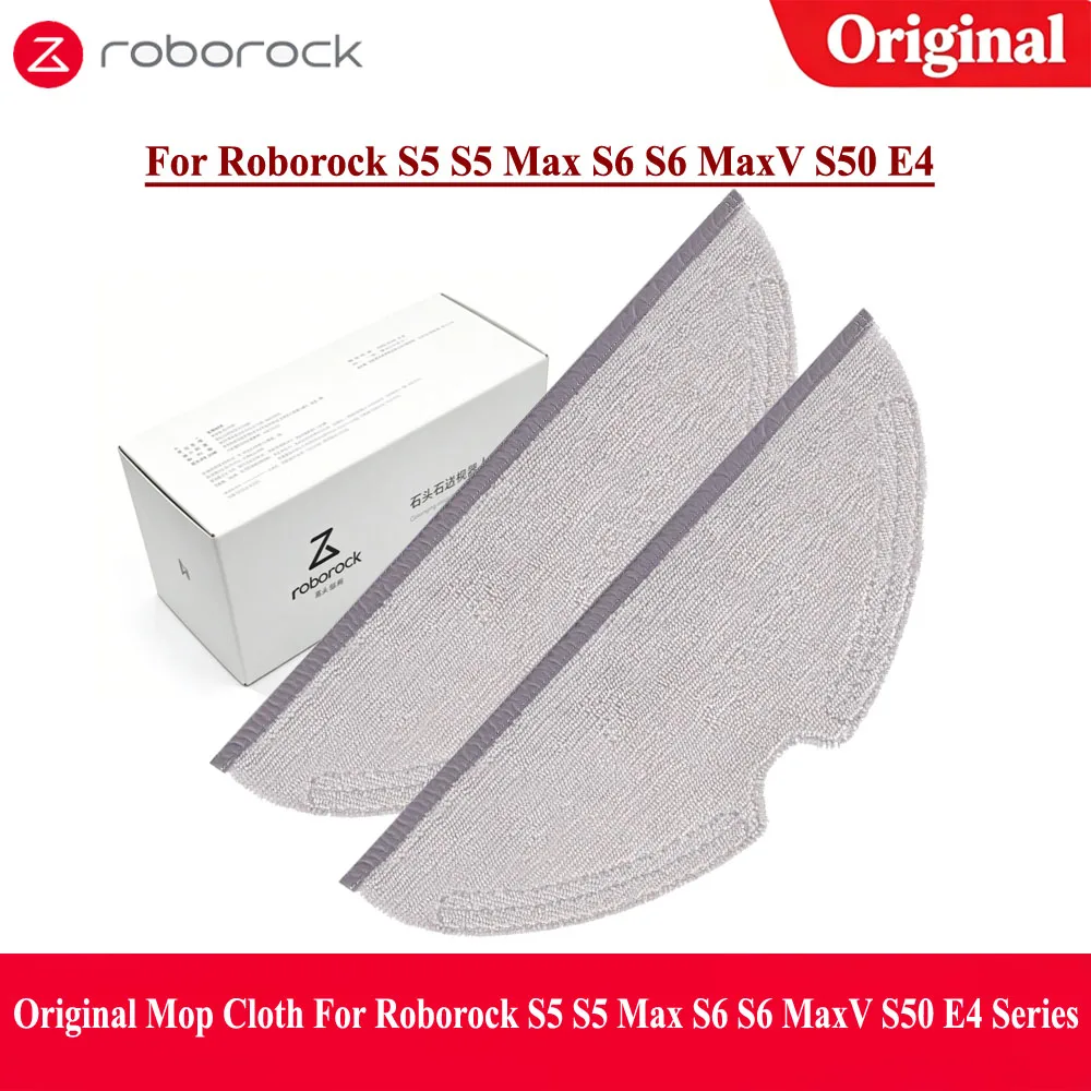 【Original】Roborock Mop Cloth Pad For Q5 Pro, S5 Max, Q7 Max, Q8 Max, E4, E5, S5, S6, S6 Pure, S6 MaxV, Q5, Q5 Pro+