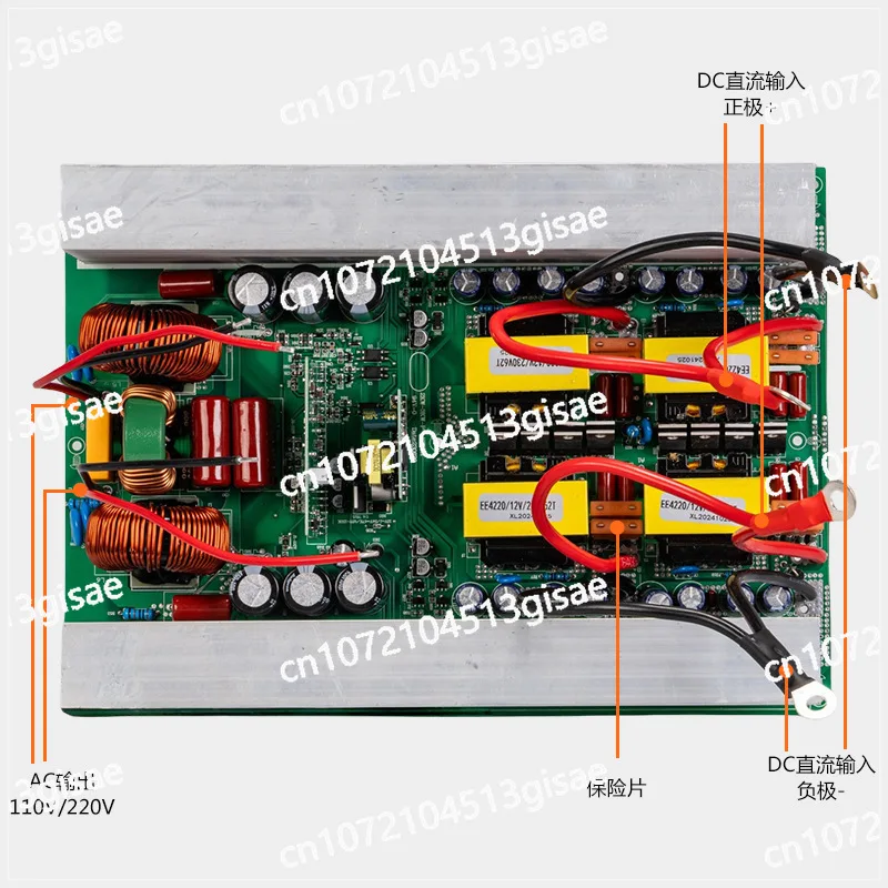 PCBA Circuit Board 3000W To 220 Inverter Bare Board, Pure Sinusoidal Inverter Main Board 12V24V Mobile Power Supply