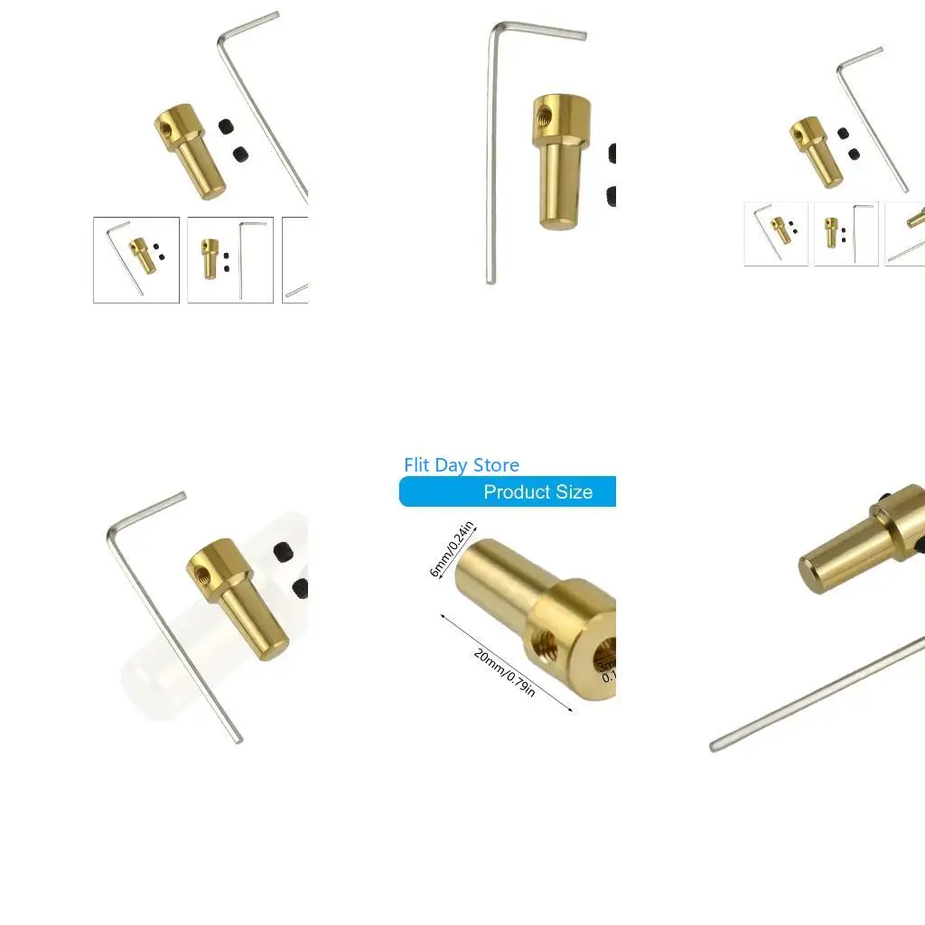 F92C Accuracy Motor Shafts Collet Sleeve For JTO Base 3.17mm Brass Tool Accessory