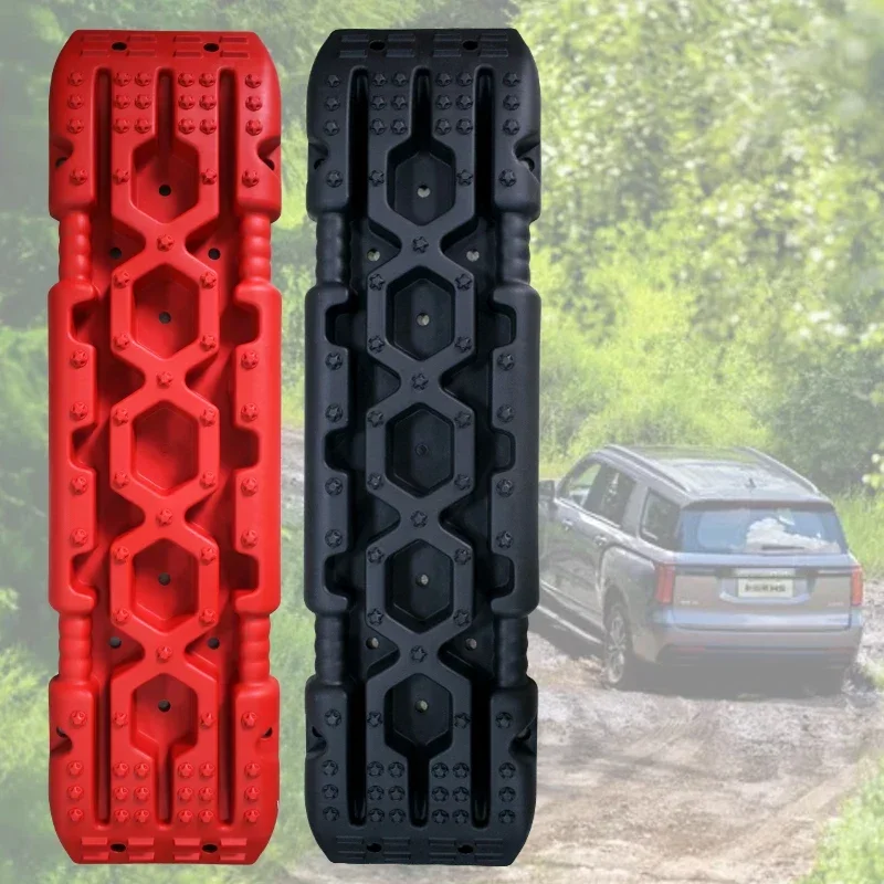 Super-Tough High Strength PP 105cm Car Off Road Accessories Traction Boards Rail Recovery 4x4 Emergency Rescue Tool Snow SandMud