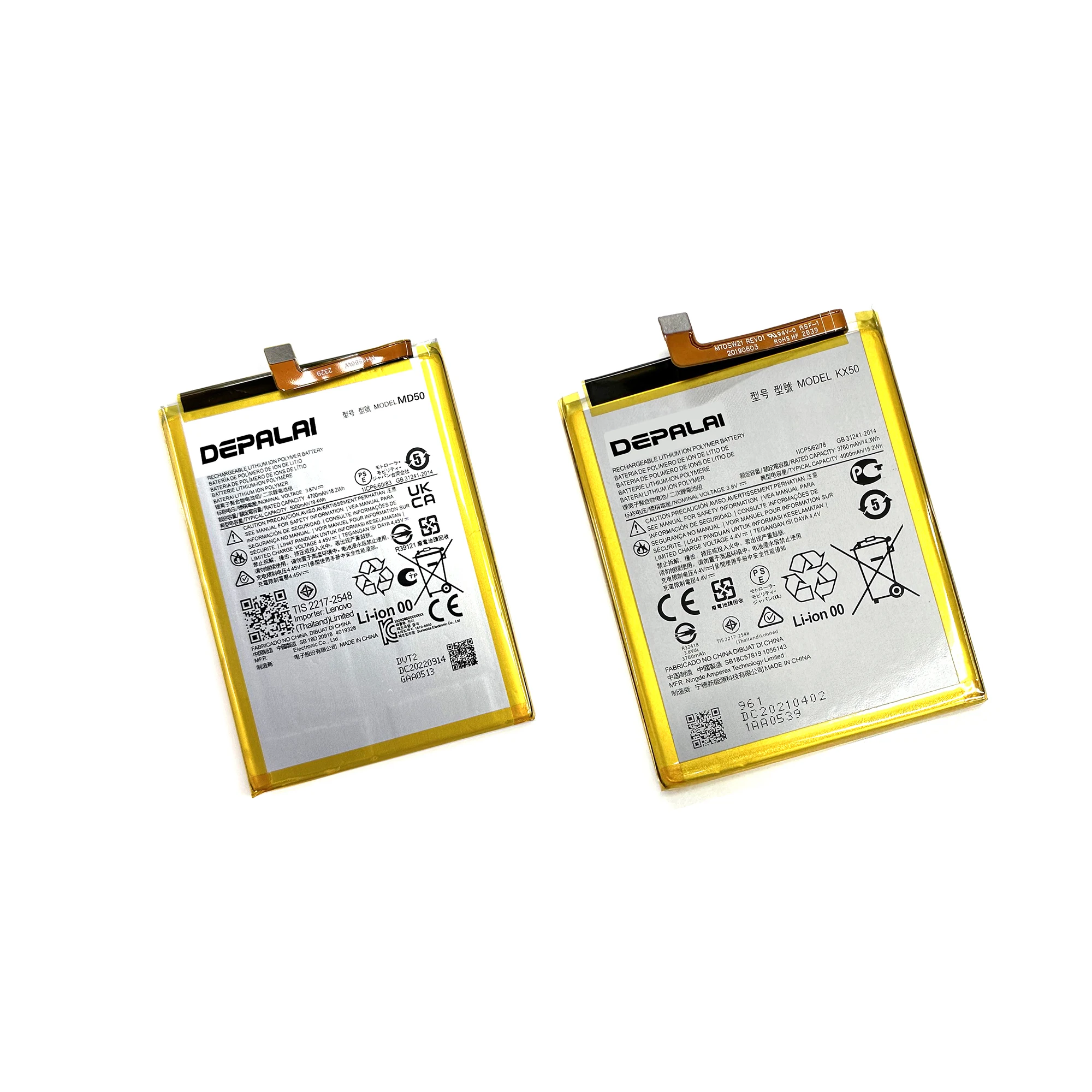 KX50 MD50 PG50 Battery For Motorola G Stylus 2021 XT2043 XT2131 Batteries Rechargeable Battery