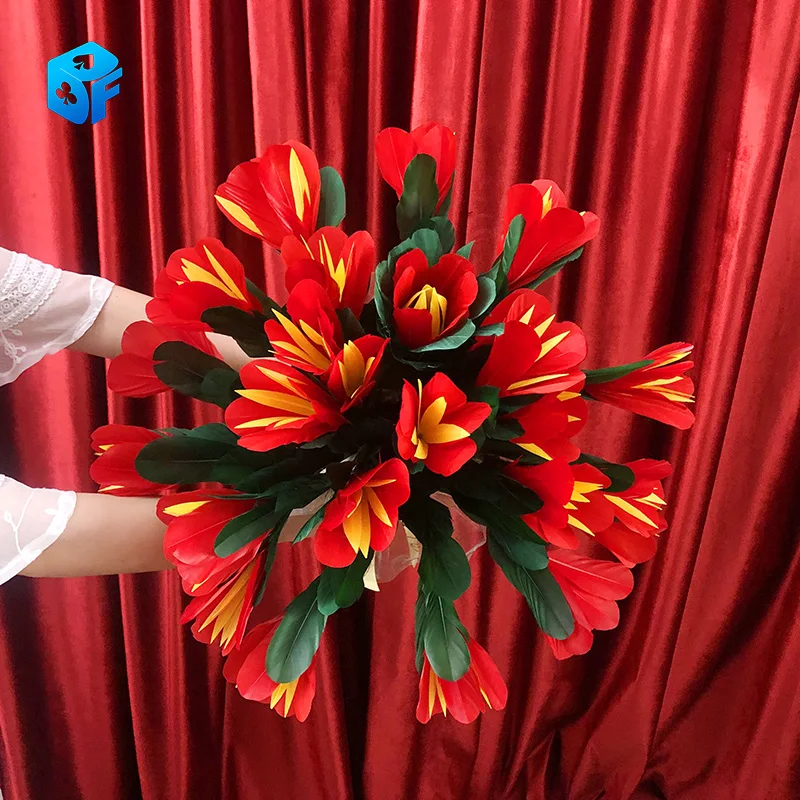 Split bouquet UGM Japan One bunch flowers to three into umbrella magic Gimmick Props magic tricks