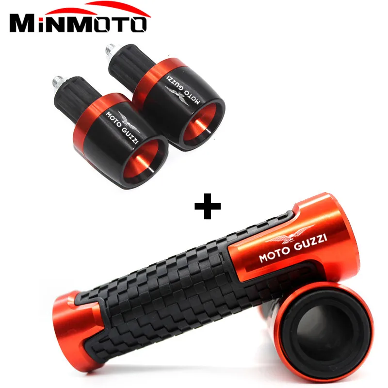 For Moto Guzzi V9 Roamer/Bobber/V85 TT/V7 Stone/Special Motorcycle Handlebar Hand Grips Handle Bar End Cap