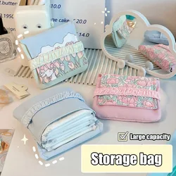 Borsa per assorbenti igienici borsa per assorbenti igienici con motivo floreale per donna adorabile borsa per tovaglioli borsa per asciugamani custodia per cosmetici