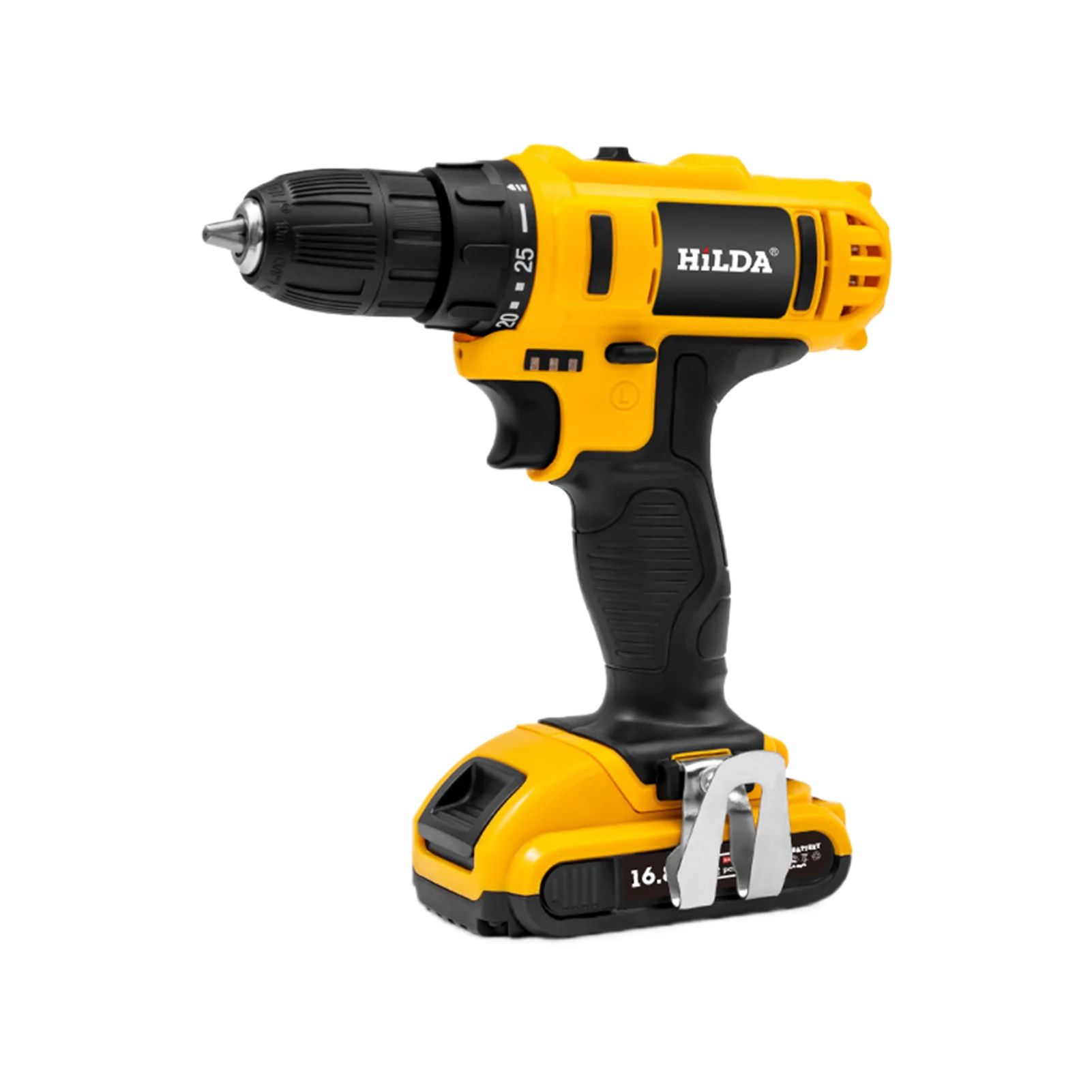 HiLDA 16.8V Brushless Lithium Hand Drill Charging Multi functional High Power Household Electric Screwdriver Tools Set