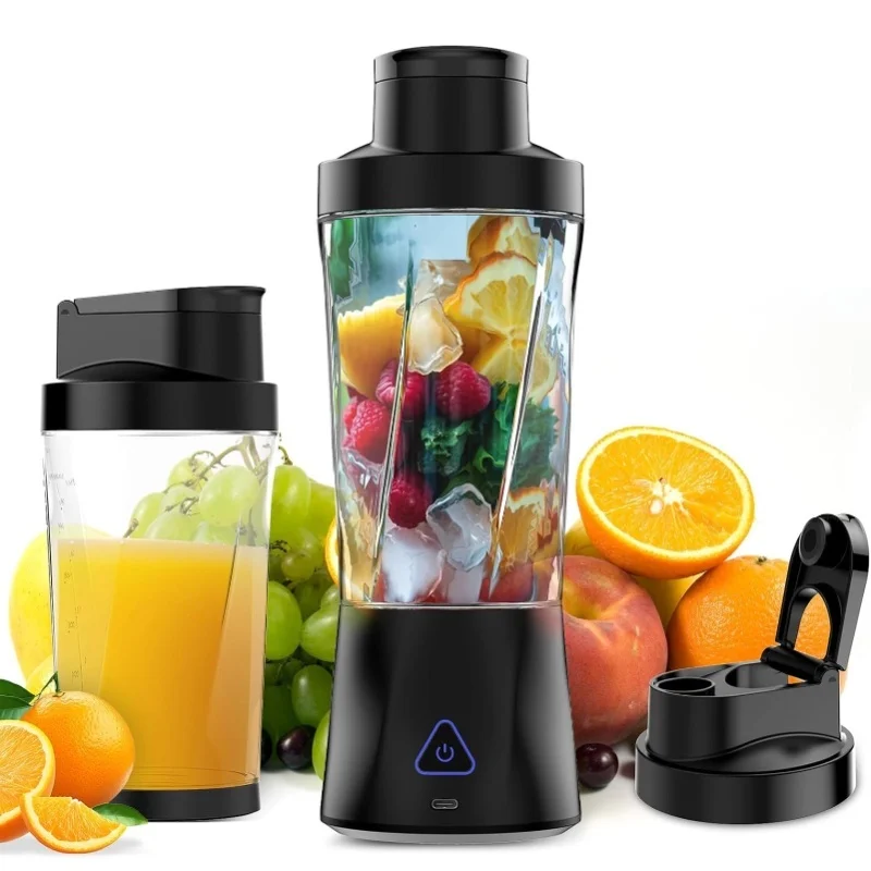 

Personal Blender 6000mah USB Rechargeable 6 Blades Portable Juicer Self Cleaning Smoothie Shaker Cup