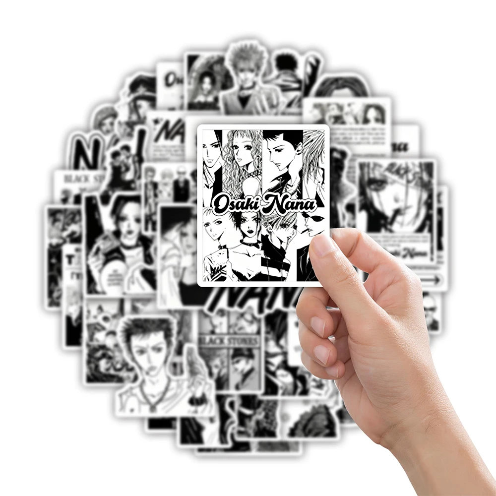 10/30/52 szt. Naklejki Cool Girl Oosaki Nana z kreskówki, japońskie anime NANA, naklejki, artykuły papiernicze, naklejki na kask, laptop, graffiti, dekoracje