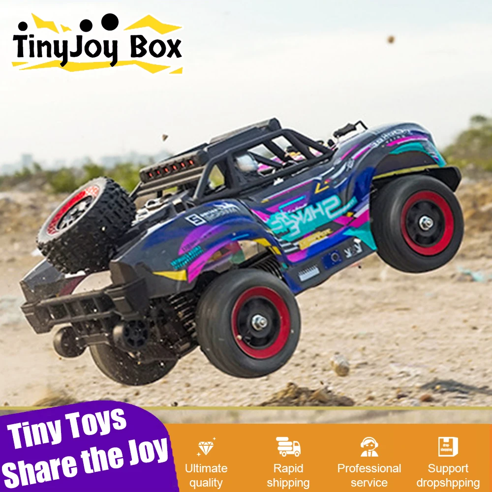 

JJRC RC Car 1:18 Карбоновая щетка Высококачественные радиоуправляемые автомобили с запасной шиной Фара 31 км/ч Внедорожный грузовик с коротким курсом Детские игрушки