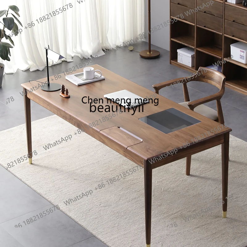 Nordic Solid Wood Desk Simple Modern Home Study Calligraphy Desk Computer Desk
