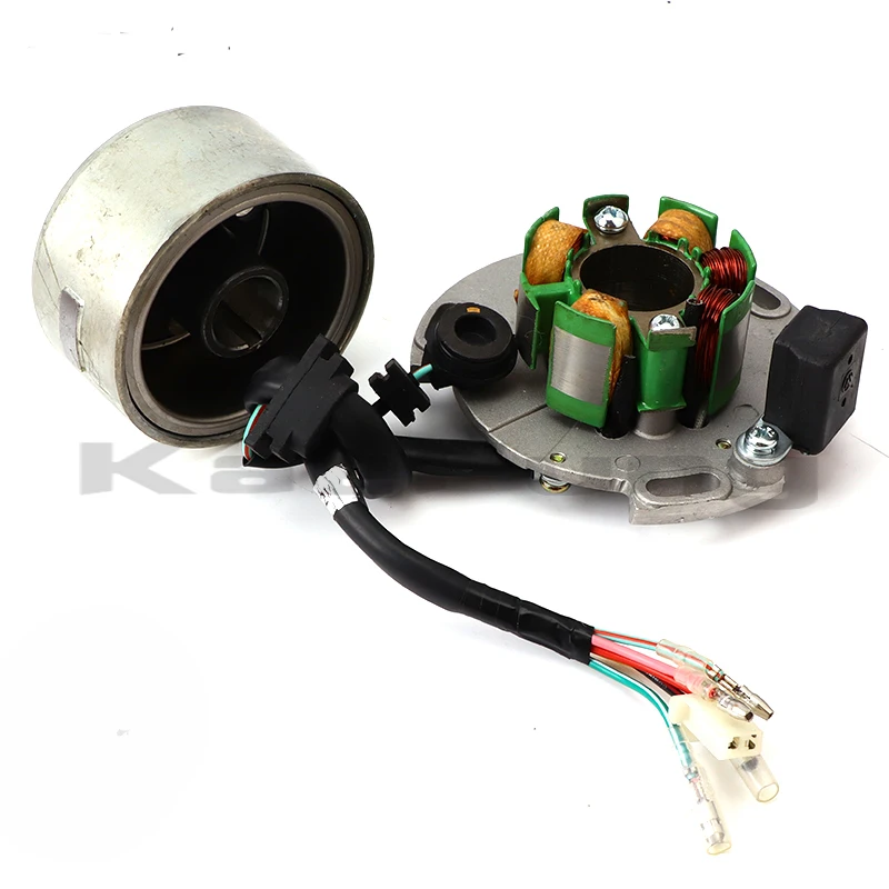 motorcycle150cc 8 coil Stator and Magneto Housing for  LF Lifan Horizontal Motor Racing  Rotor  Dirt pit monkey Bike 140