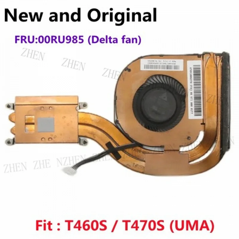 

Y CPU Cooling Fan Heatsink Radiator Cooler For Lenovo Thinkpad T460S T470S 00UR985