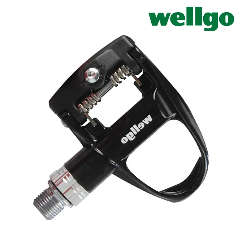 Wellgo XRF-5 MTB Road Bike Cycling Bearing Pedals Genuine ROAD Bicycle Self-locking Ultralight Pedals