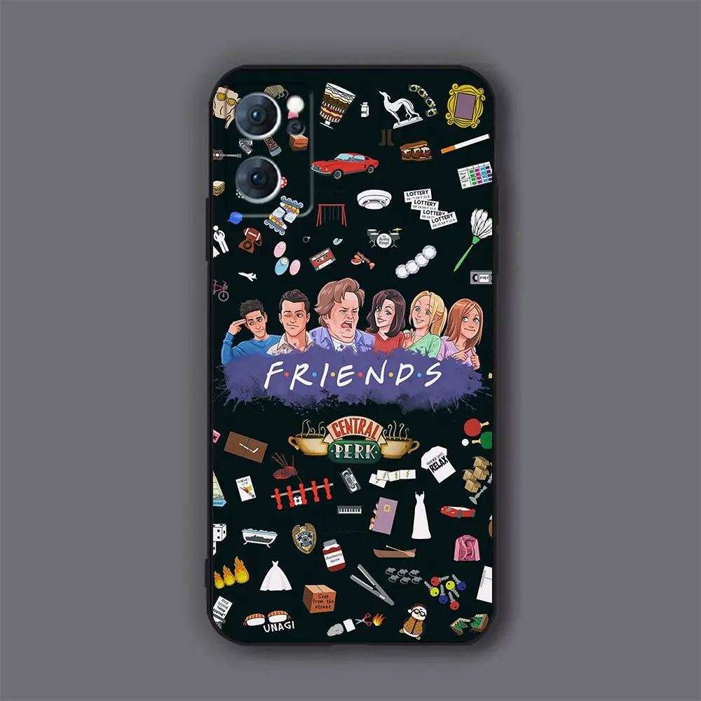 Central Perk Friends TV Show Phone Case For OPPO Reno 10 8 8T 7 7Z 6 5 4 Pro Plus FIND X5 X3 X2 Pro Lite 5G Soft Silicone Cover