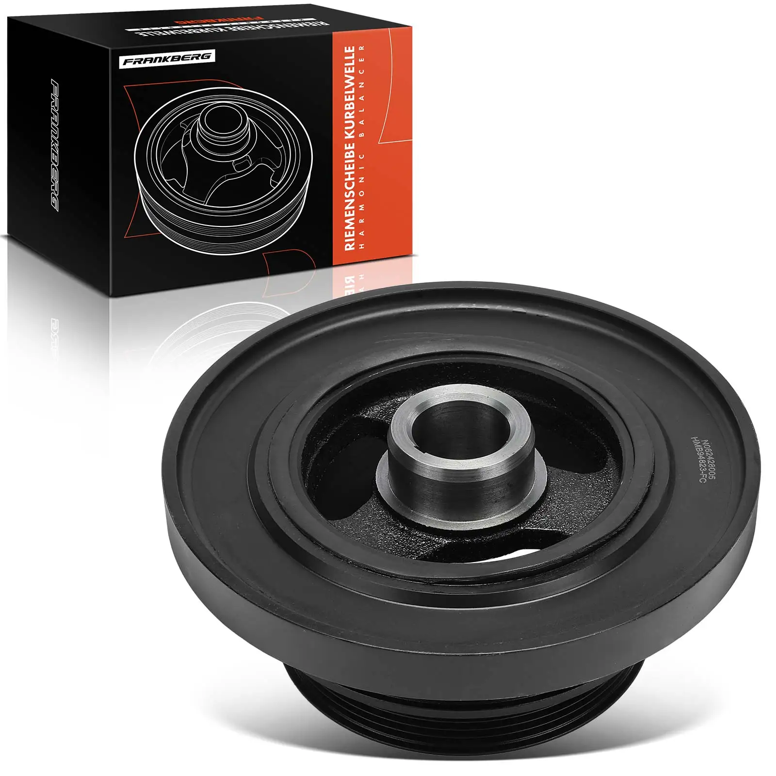 Frankberg 1x Riemenscheibe Kurbelwelle für BMW E46 E36 E39 E38 E53 320i 328i 528i 1993-2006 11231438995 594-823 11231432471