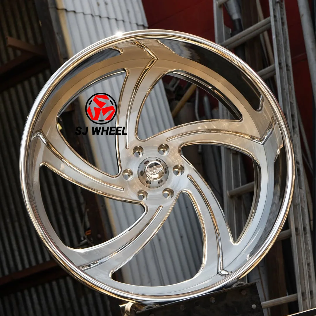 

Custom Wheels 6061-T6 Aluminum Monoblock 2-piece 26 24 Inch Forged Wheels for Chevrolet Trucks 6x139.7 Deep Dish Forged Wheels