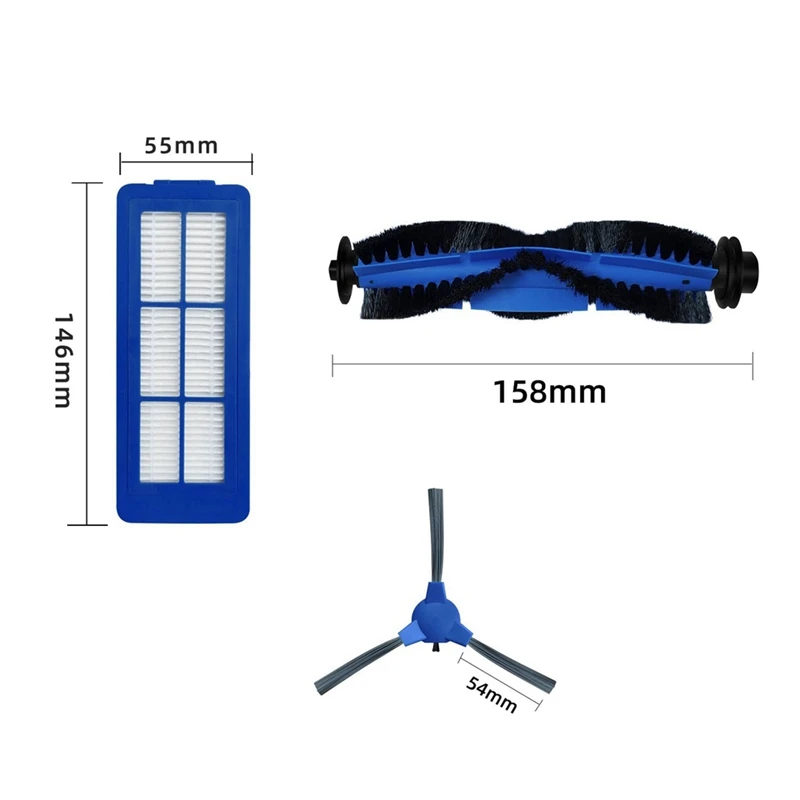 Replacement Parts For Eufy Robovac G10 G30 Hybrid Accessories Kit