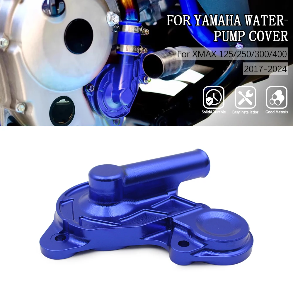 

XMAX Water Pump Cover Coolant Housing Protector Guard 1.5MM Larger Impeller For Yamaha XMAX 125 250 300 400 2017 2024