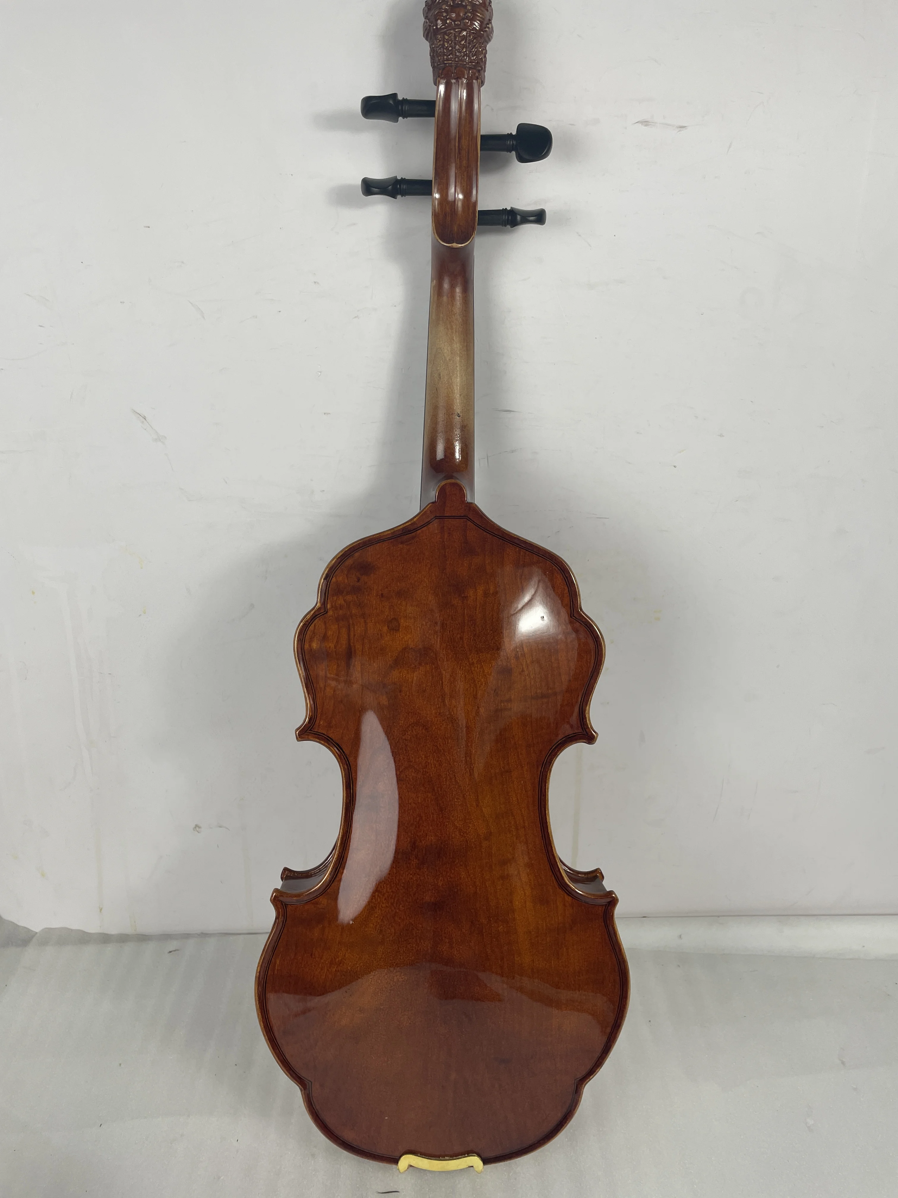 

European Maple Violin with Bowknot and Foam Case, 100% Handmade, High Quality Clearcoat, 1/2 1743