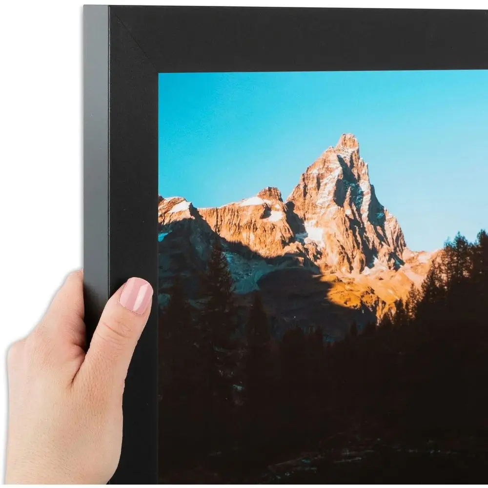

15x17 Inch Satin Black Picture Frame