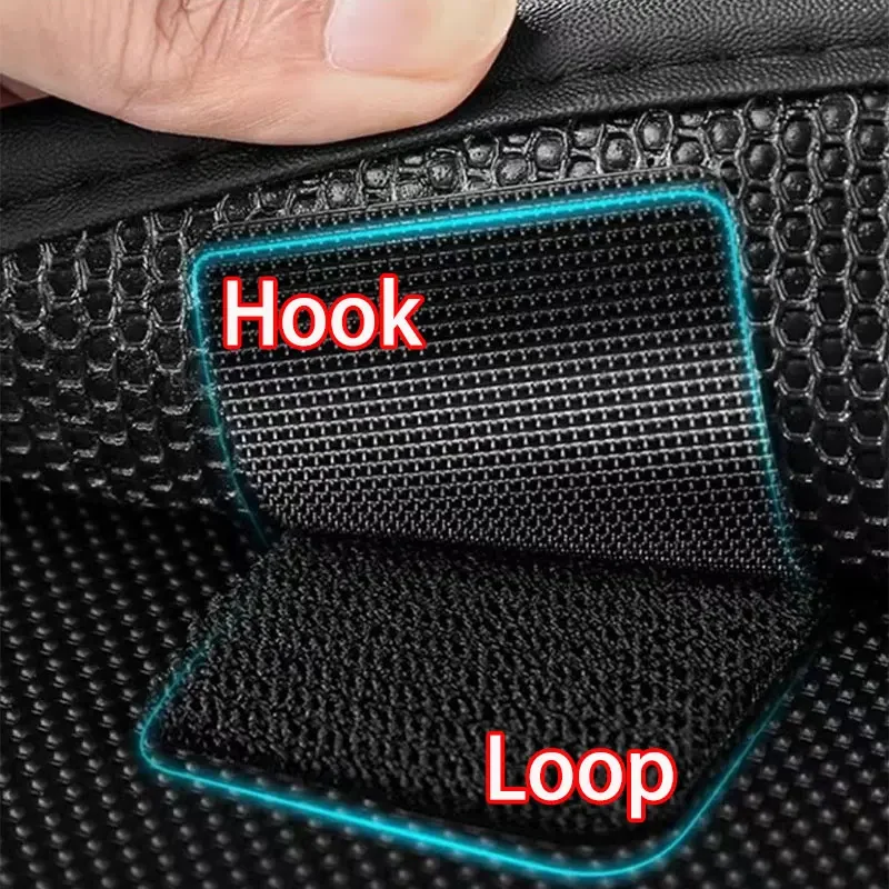 20/10/5Pairs Adhesive Fastener Tape Carpet Fixing Sticker Double Side Hook-and-loop Fastener Auto Carpet Pad Comforter Fixing