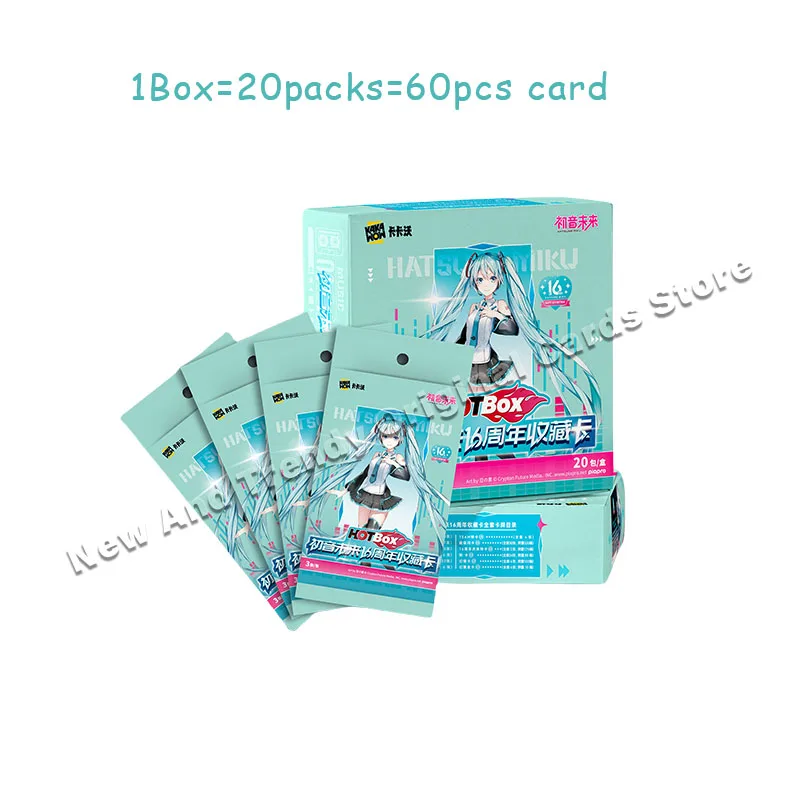 New Original Hatsune Miku Cards 16th Anniversary Authentic Global Limited Edition Collection Card