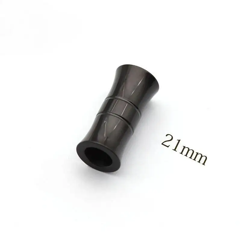 

20 Pieces Stainless Steel Bamboo Horn shaped Magnetic Buckle Round Leather Rope Bracelet Fashion Accessories