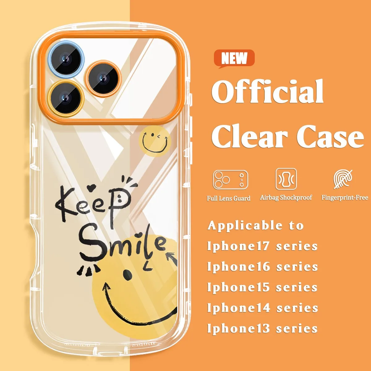 

Минималистичный стиль, высококачественные чехлы с защитой от падения, гладкие и прозрачные, подходят для телефонов iPhone 17Pro Max/17PRO/17/16/15/14/13.